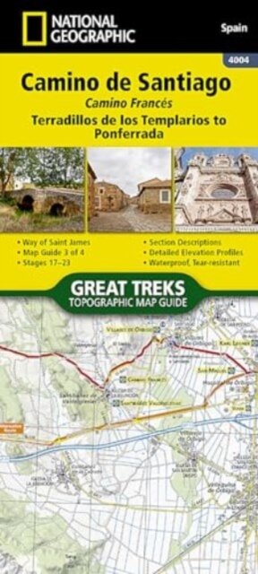 Camino de Santiago - Camino France Map 3 of 4