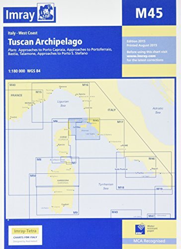 Imray Chart M45 : Tuscan Archipelago
