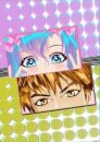 Manga Eyes Dotted Paperback Journal
