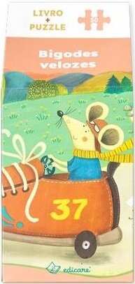 Bigodes Velozes - Livro + Puzzle (50 Pcs)