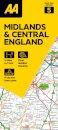 AA Road Atlas Midlands & Central England