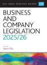 Business and Company Legislation 2025/26