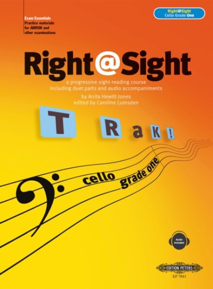 Right@Sight for Cello, Grade 1 (includes duet parts and a CD of accompaniments)