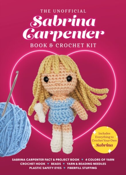 The Unofficial Sabrina Carpenter Book and Crochet Kit