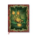 The Brothers Grimm, Frog Prince (Fairy Tale Collection) Midi Unlined Hardback Journal (Elastic Band Closure)