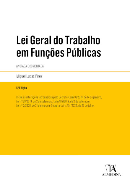 Lei Geral Do Trabalho Em Funções Públicas - 5ª Edição