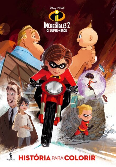 The Incredibles 2 Os Super-Heróis - História Para Colorir