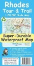 Rhodes Tour and Trail Map