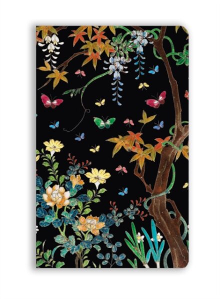 Ashmolean Museum: Cloisonne Casket with Flowers and Butterflies (Soft Touch Journal)