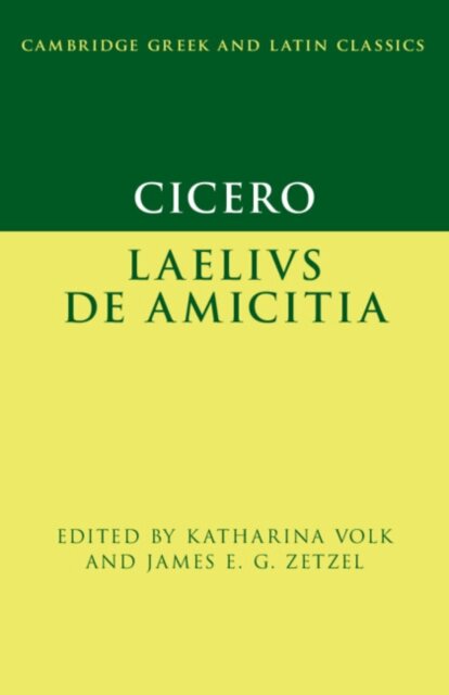 Cicero: Laelius de amicitia