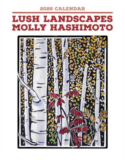 Molly Hashimoto: Lush Landscapes 2026 Mini Wall Calendar