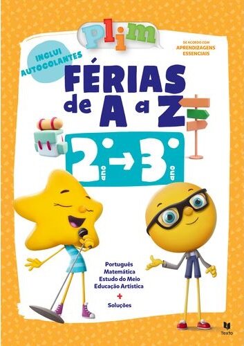 PLIM! Férias de A a Z - 2.º > 3.º ano 2023