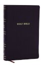 NKJV Personal Size Large Print Bible with 43,000 Cross References, Black Leathersoft, Red Letter, Comfort Print