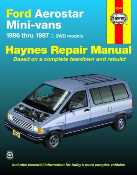 Ford Aerostar Mini-vans (1986-1997) with two wheel drive Haynes Repair Manual (USA)