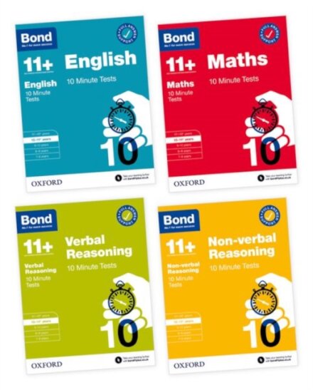 Bond 11+ 10 Minute Tests 10-11+ years Pack: Ready for the 2026 exam (for GL Assessment & other 11 plus exams)