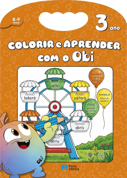 Colorir e aprender com o Obi - 3.º ano - 8-9 anos