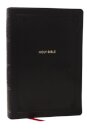 KJV Giant Print End-of-Verse Reference Bible, Black Leathersoft, Red Letter, Comfort Print