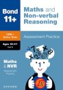 Bond 11+ CEM Maths & Non-verbal Reasoning Assessment Papers 10-11+ Years (for Cambridge Select Insight)