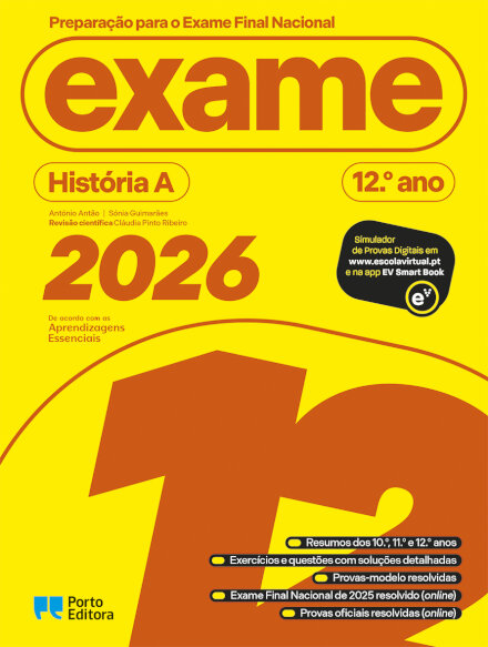 Preparação para o Exame Final Nacional 2026 - História A - 12.º ano