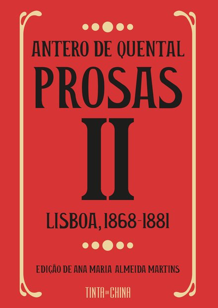 Prosas II: Lisboa, 1868-1881