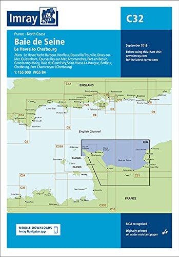 Imray Chart C32 : Bai de Seine - Le Havre to Cherbourg : C32