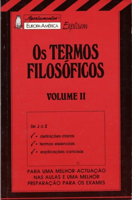 Apont.Os Termos Filosoficos Vol.II