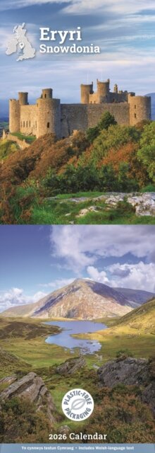 Snowdonia Slim Calendar 2026