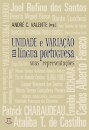 Unidade E Variação Na Língua Portuguesa: Suas Representações