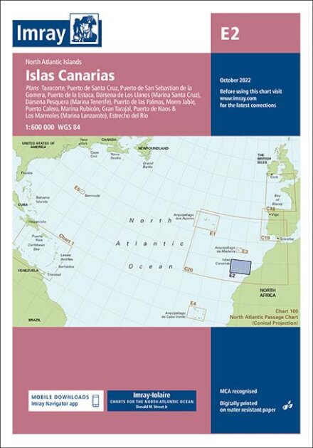 Imray Chart E2 : Islas Canarias : E2