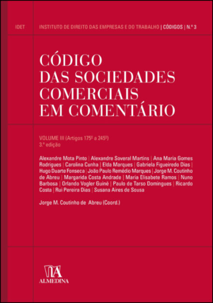 Código das Sociedades Comerciais Volume III - 3ª Edição