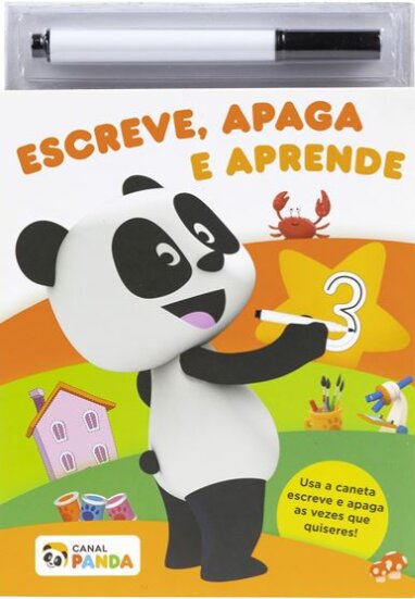 Canal Panda - Pequeno Livro de Atividades - Escreve, Apaga e Aprende