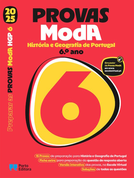 Preparar as Provas ModA 2025 - História e Geografia de Portugal - 6.º Ano