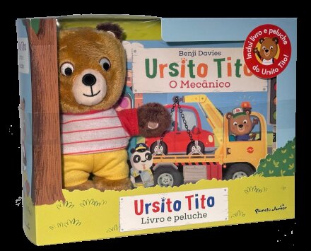 Ursito Tito - O Mecânico -  Livro E Peluche