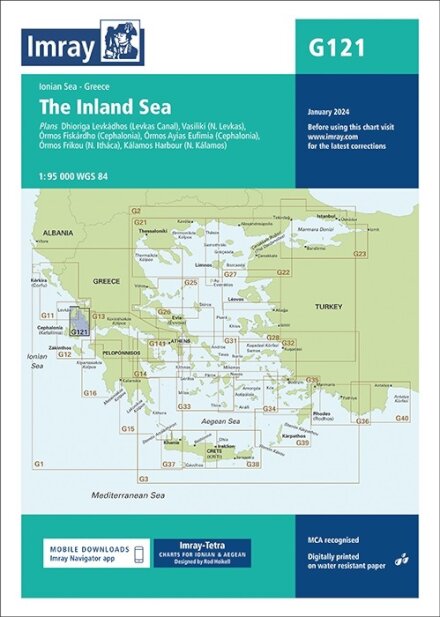 Imray Chart G121 : The Inland Sea : 121