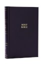 NKJV Personal Size Large Print Bible with 43,000 Cross References, Black Hardcover, Red Letter, Comfort Print