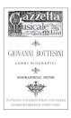 Giovanni Bottesini Cenni Biografici/Biographical Notes