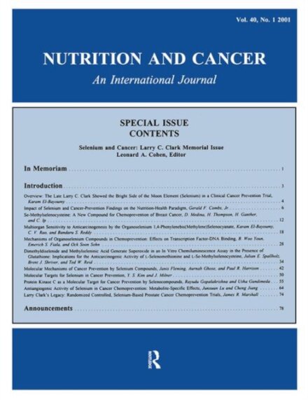 Selenium and Cancer