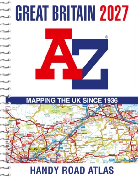 A -Z Great Britain Handy Road Atlas 2027 (A5 Spiral)