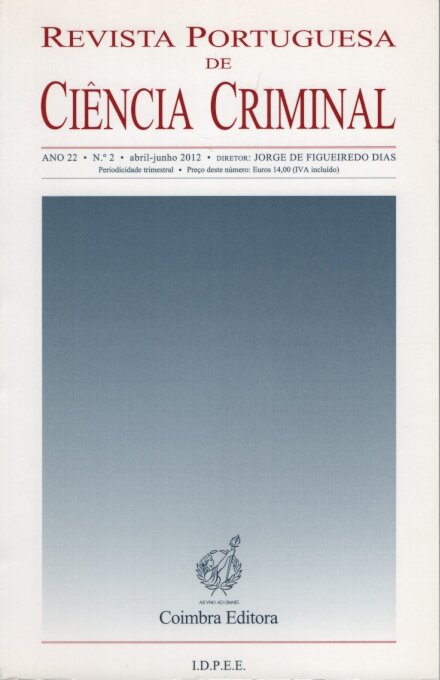 Revista Portuguesa De Ciencia Crimi