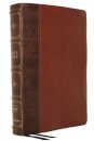 NKJV, Large Print Verse-by-Verse Reference Bible, Maclaren Series, Leathersoft, Brown, Comfort Print : Holy Bible, New King James Version