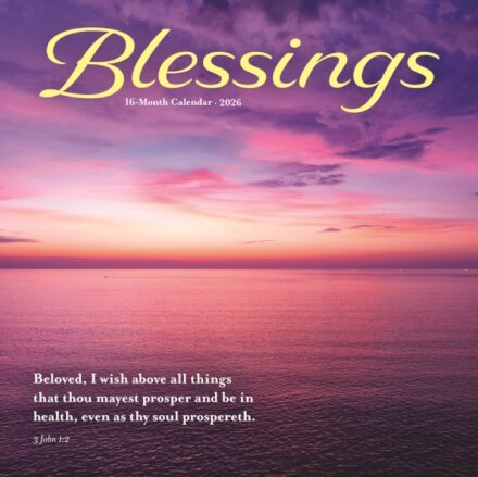 Blessings Square Wall Sunday Start Calen