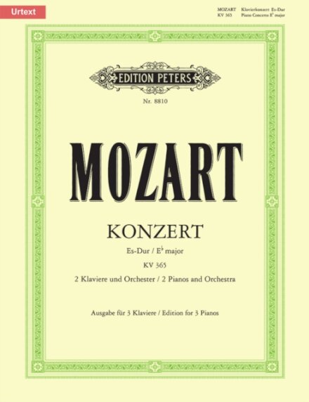 Concerto No. 10 in E flat for 2 Pianos K365