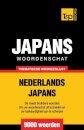 Thematische woordenschat Nederlands-Japans - 9000 woorden