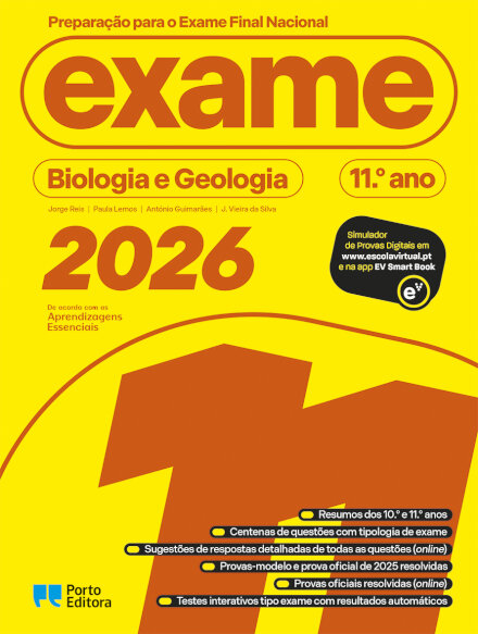 Preparação para o Exame Final Nacional 2026 - Biologia e Geologia - 11.º Ano