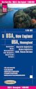 USA 05, New England (1:600.000) : Connecticut, Maine, Massachusetts, New Hampshire, Rhode Island, Vermont