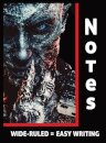 The Dark Lord Rises Horror, Gothic, Witchcraft Wide-Ruled Notebook, Journal, Diary, and/or Log