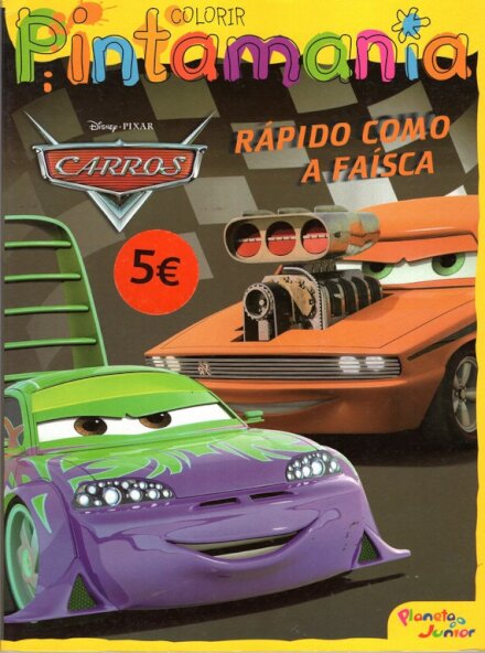 Carros- Rápido como a Faísca (Pintamania Colorir)