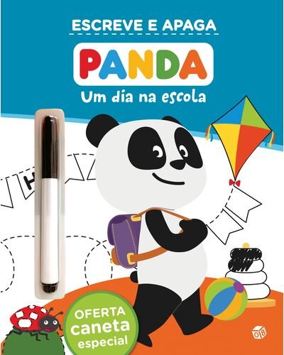 Panda - Um Dia na Escola Livro de Atividades com Oferta de Caneta Especial