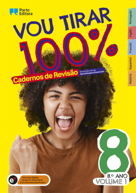 Vou tirar 100% - 8.º Ano - Volume 1 Cadernos de Revisão