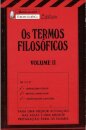 Apont.Os Termos Filosoficos Vol.II